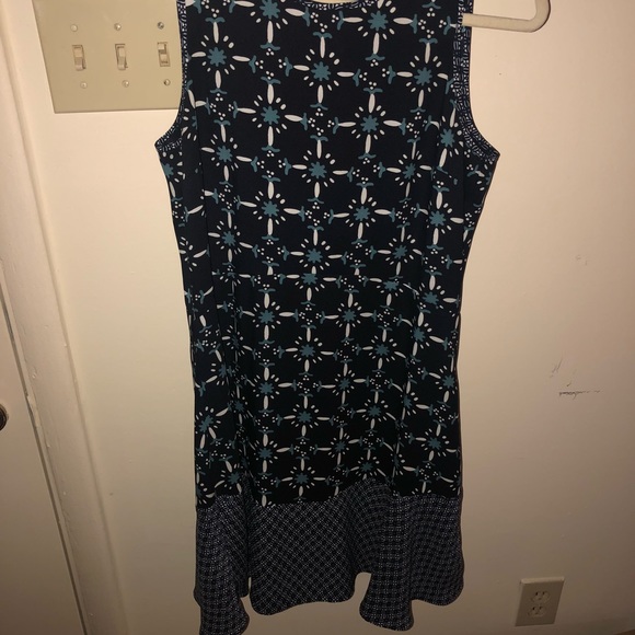 Loft Dress Navy print - Picture 1 of 2